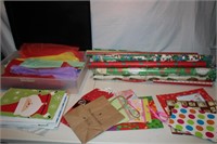 tote w Christmas bags,boxes,wrap