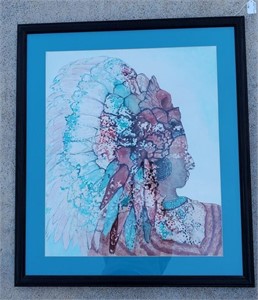 Matted And Framed Watercolor?