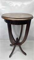 27 inch Wood Ornate End Table