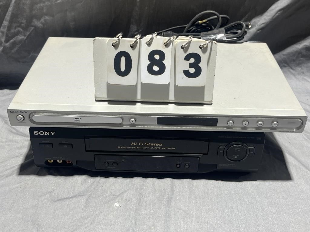 DVD Player & VCR