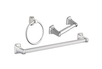 MOEN Adler 3-Piece Bath Hardware Set with 18 in.