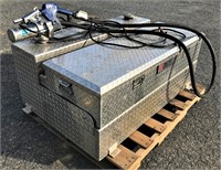 Tool Box / Fuel tank With 12V Pump