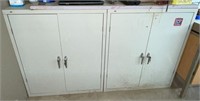(2) Steel 2 Door Hon Storage Cabinets, Locking