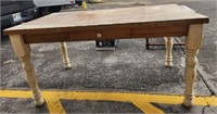 Vintage dining table solid wood 60x34x30
