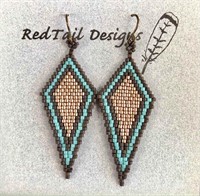 Redtail Designs Earrings and Cuff