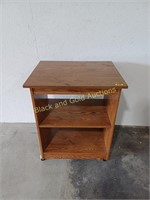 Wheeled 2 Tier Side Table