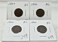 (4) 1866 Cents AG