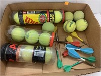 Tennis Balls & Darts Flat