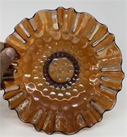 Carnival glass bowl