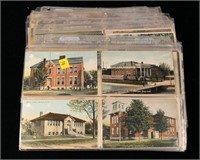 Lot, mixed N.Y, U.S. and foreign postcards in