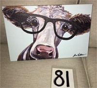 "Cora the Cow" Canvas by Lee Keller