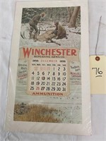 L76- 1898 Winchester December Calendar
