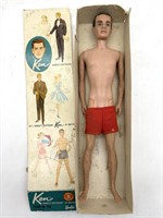 Vintage Ken Doll with Original Box (box lid is