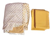 Vintage Harvest Gold Sheet & Pillowcases