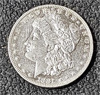 1881 P Morgan Silver $1 Dollar Coin