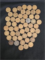 52 - 1940S CANADIAN 5 CENT COINS