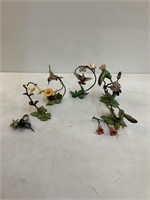 (5) Hummingbird Figurines