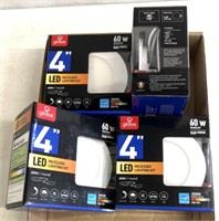 LED recessed, lighting kits