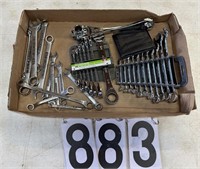 Flat of wrenches mostly new