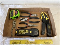 Nice Hand Tools Lot and Stud Finder