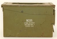 * Vintage Metal Ammo Box