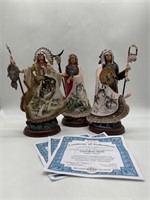 Bradford Exch Guardian Spirits Figurines w/COA