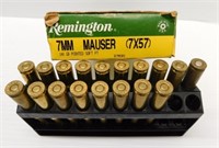 (18) Rounds of Remington 7mm Mauser (7x57) 140gr