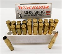 (12) Rounds of Winchester super X 30-06 sprg.