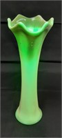 Custard Glass 9" Vase