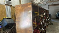 Wooden Shelving 8' L x 77" T