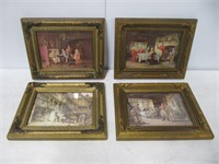 OLDER FRAMED DECORATIVE PRINTS