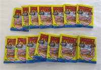 14 Unopened Packs of Desert Storm Trading Cards