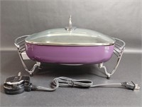 Ginny’s 4 1/2 Quart Nonstick Buffet Skillet Purple