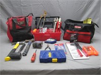 Lot Of Assorted Tools In Toolbox & 2 Heavy Duty