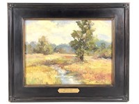 Mary Ann Davis Framed Landscape Painting IN Artist
