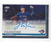 THOMAS PANNONE TOPPS CHROME AUTOGRAPHED ROOKIE