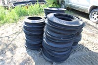 Approx (200) Tire Side Walls, Sizes Vary