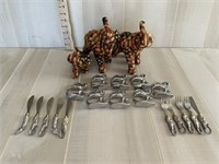 Arthur Court Elephant Napkin Rings, and more