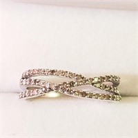 $240 Silver Diamond Ring