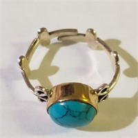 $100 Silver Turquoise Ring