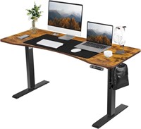 Electric Standing Desk: 55 x 24"" Stand Up Table