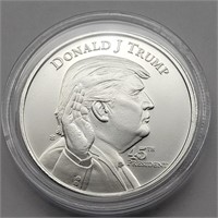 DONALD TRUMP 1 OZ FINE SILVER ROUND