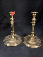 6 “ PAIR OF BRASS CANDLESTICKS