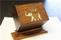 A Wood Indian Cigarette Dispenser