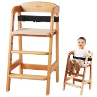 VEVOR Wooden Convertible Baby Dining Seat