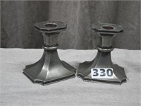 Pewter Candleholders