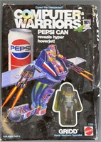 NIP 1989 Computer Warriors Pepsi Can Gridd Figure