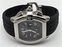 Cartier Roadster Stainless Steel Chronograph Watch