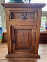 PINE CABINET WITH DRAWER