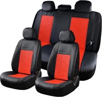 Coverado Car Seat Covers Full Set - Red